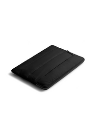 Black Carbon Exclusive Laptop Sleeve With Charger Pouch - 15 Inch