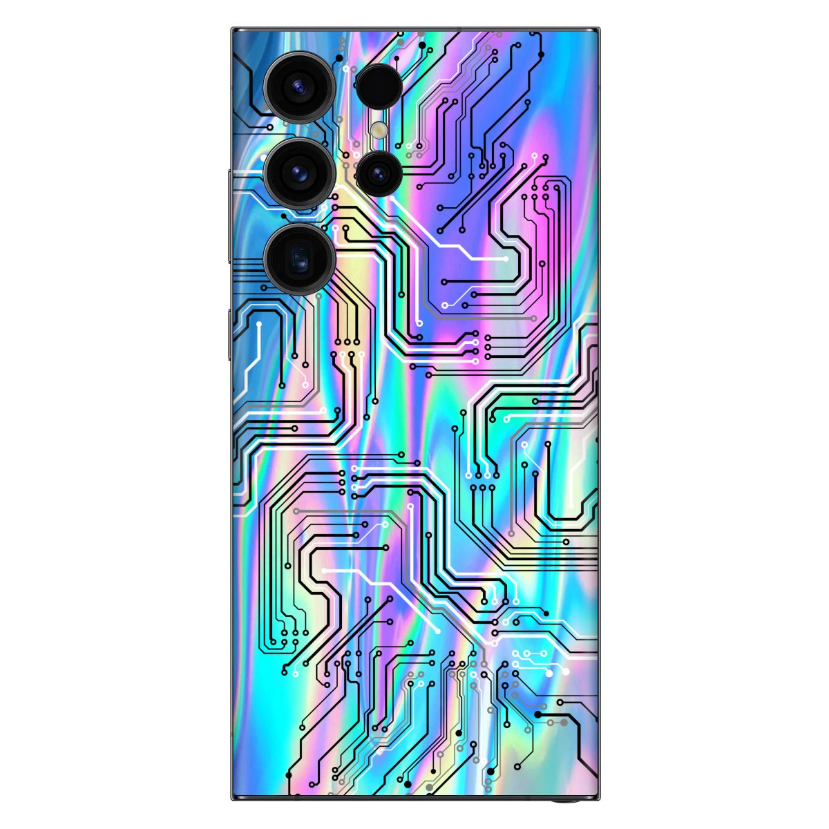 Hologprahic Shiny Color Changing Mobile Skins