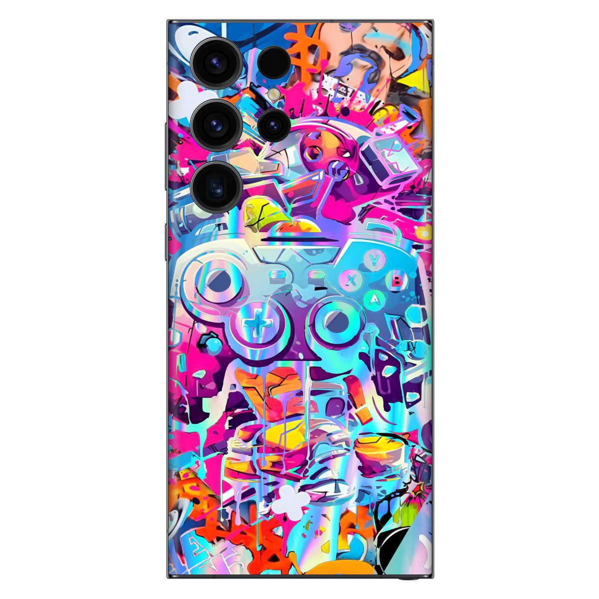 Hologprahic Shiny Color Changing Mobile Skins