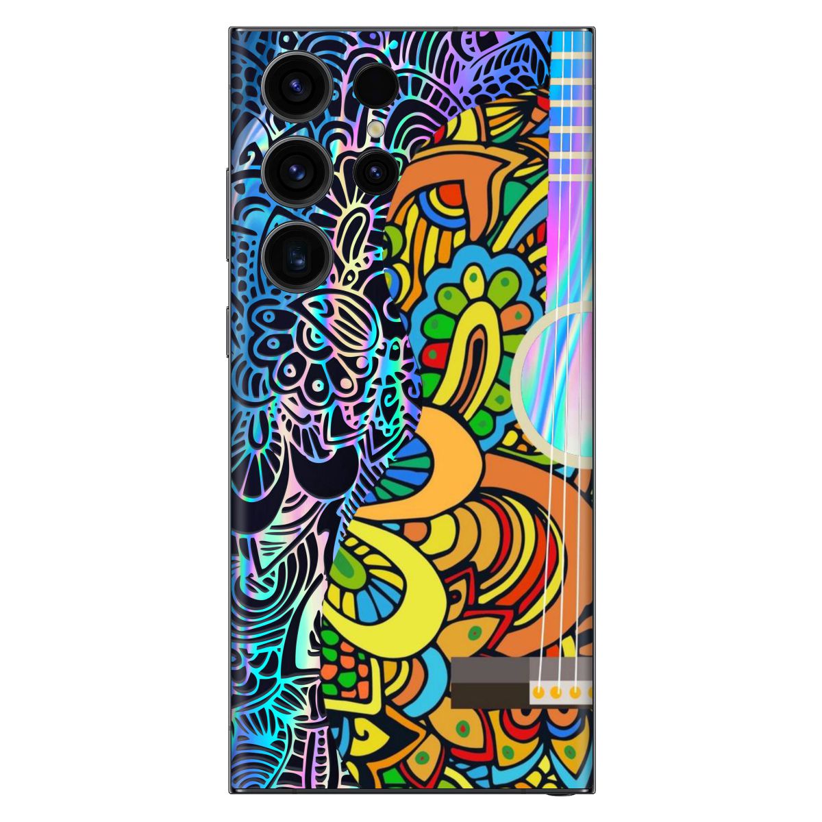 Hologprahic Shiny Color Changing Mobile Skins