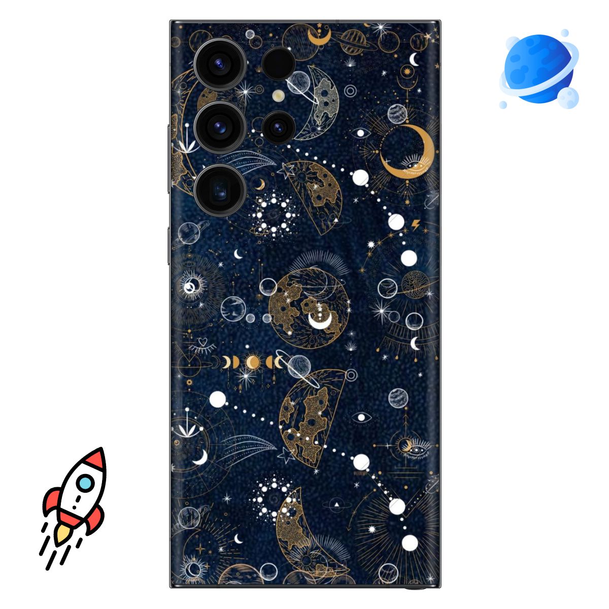 Galaxy Glow Mobile Skin