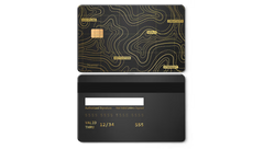 Topography Metal Card