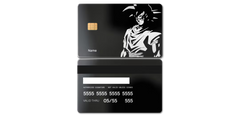 Goku Metal Card