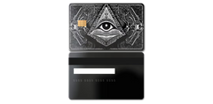 Illuminati Metal Card