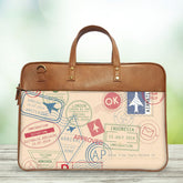 Retro Stamps Classic Laptop Bag