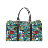 Blue Abstract Gym Bag