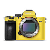 Matte Yellow Camera Skins