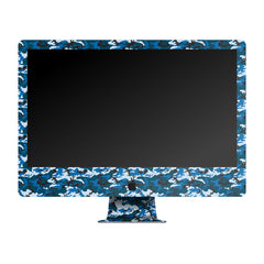 Blue Camo Apple iMac Skin