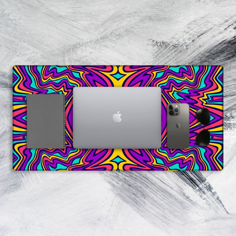 Psychedellic 4 Tech Mat - Big Mouse Pad For Gaming