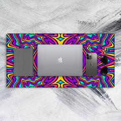 Psychedellic 4 Tech Mat - Big Mouse Pad For Gaming