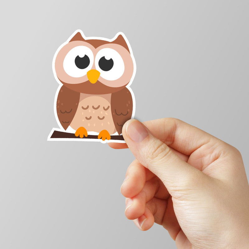 Owl 1 Laptop Sticker
