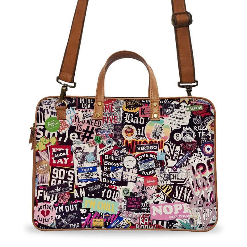 Junkyard stickers Deluxe Laptop Bag