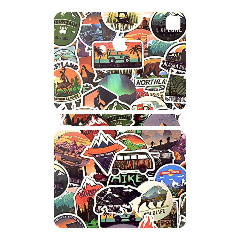 iPad Apple iPad Magic Keyboard Wonderlust Stickers Skin