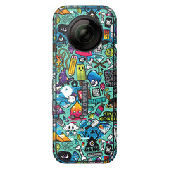 Blue Abstract Insta 360 Skin