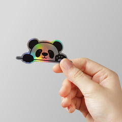 Holographic & Neon Laptop Stickers