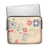 Retro Stamps Laptop Sleeve