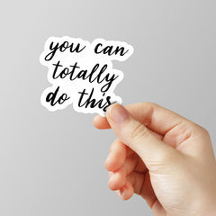 Quote 3 Laptop Sticker