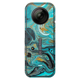 Blue Gold Insta 360 Skin