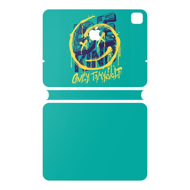 iPad Apple iPad Magic Keyboard Black and White Skin