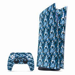 Blue Camo PlayStation Skin - Skins For PlayStation 5 Slim