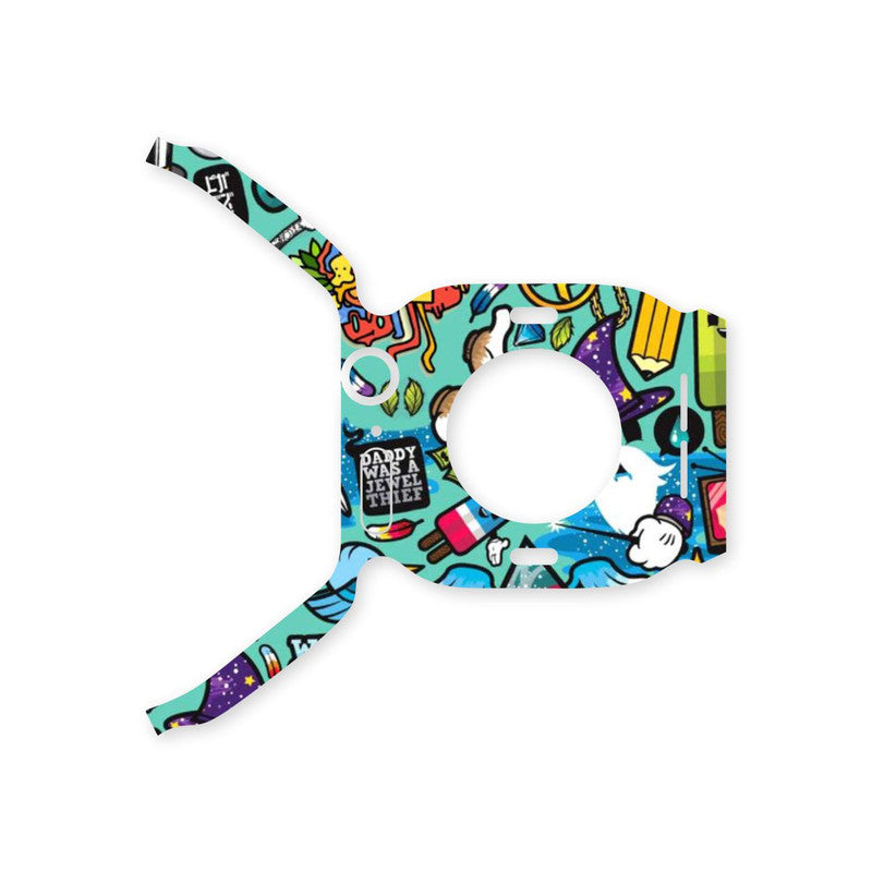 Blue Abstract Apple Watch Skin