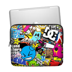 Vice City Stickers Laptop Sleeve