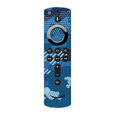 Military Blue Camo Fire TV Stick Remote Skin