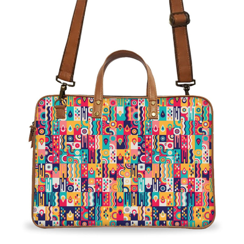 Patterns & Drops Deluxe Laptop Bag