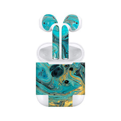 Airpods Blue Abstract