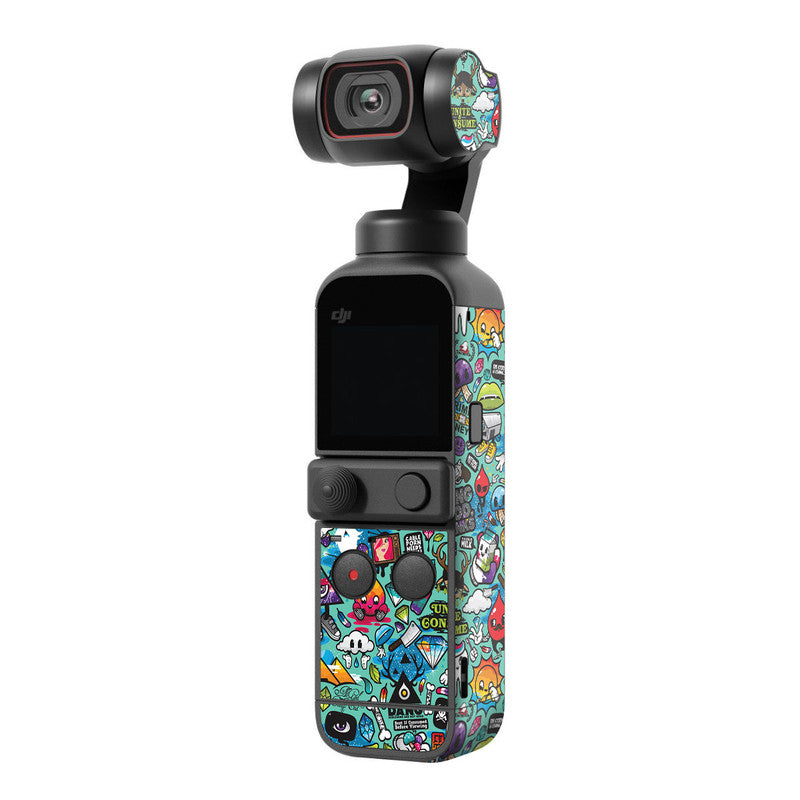 Blue Abstract Gimbal Skin