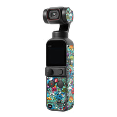 Blue Abstract Gimbal Skin