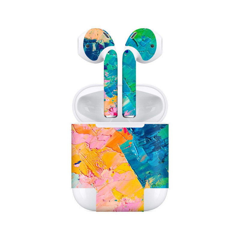 Airpods Blue Abstract