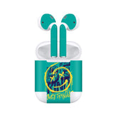 Airpods Blue Abstract