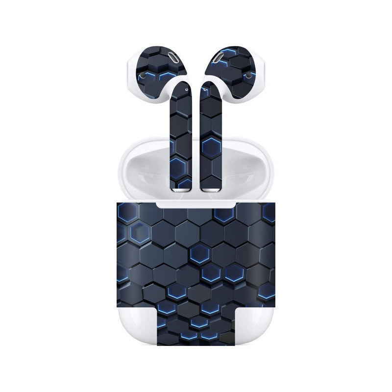 Airpods Blue Abstract