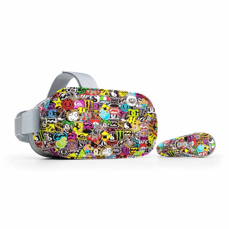 Sticker Bomb Skin For Meta Oculus Quest 3 VR