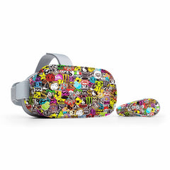 Sticker Bomb Skin For Meta Oculus Quest 3 VR