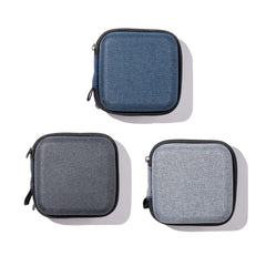 Denim Multi Purpose Tech Organizer for Charger/Earphone/Pen Drives/Cables - Box Shape
