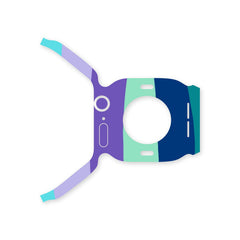 Blue Stripes Apple Watch Skin