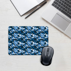 Blue Camo Mouse Pad