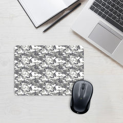 Grey Camo Mouse Pad