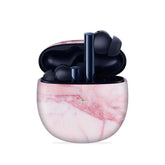 Pink Marble Skin For Realme Buds Air 2