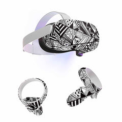 Triangle Mandala Skin For Meta Oculus Quest 3 VR