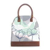 Abstract Art Floral Deluxe Tote Bag