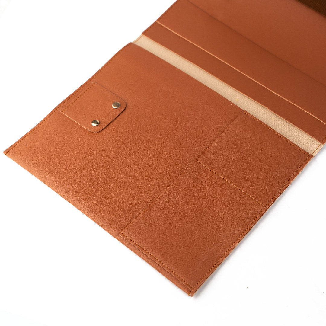 iPad/Tab/Dairy/Accessories Leather Organizer - With Rubber Band