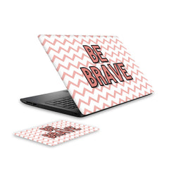 brave-laptop-skin-and-mouse-pad-combo WrapCart India