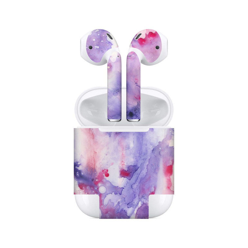 Airpods Water Paint White Skin