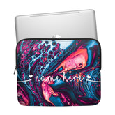 Liquid Psychedlic Laptop Sleeve - Custom Name