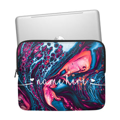 Liquid Psychedlic Laptop Sleeve - Custom Name