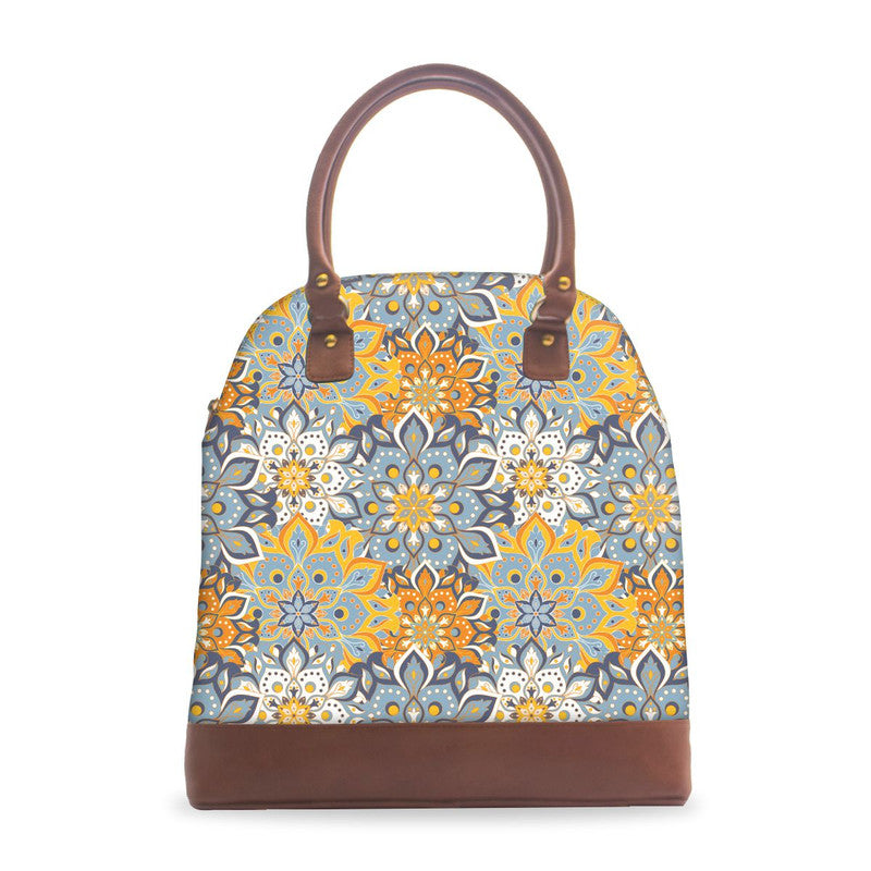 Flower Mandala Deluxe Tote Bag