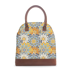 Flower Mandala Deluxe Tote Bag